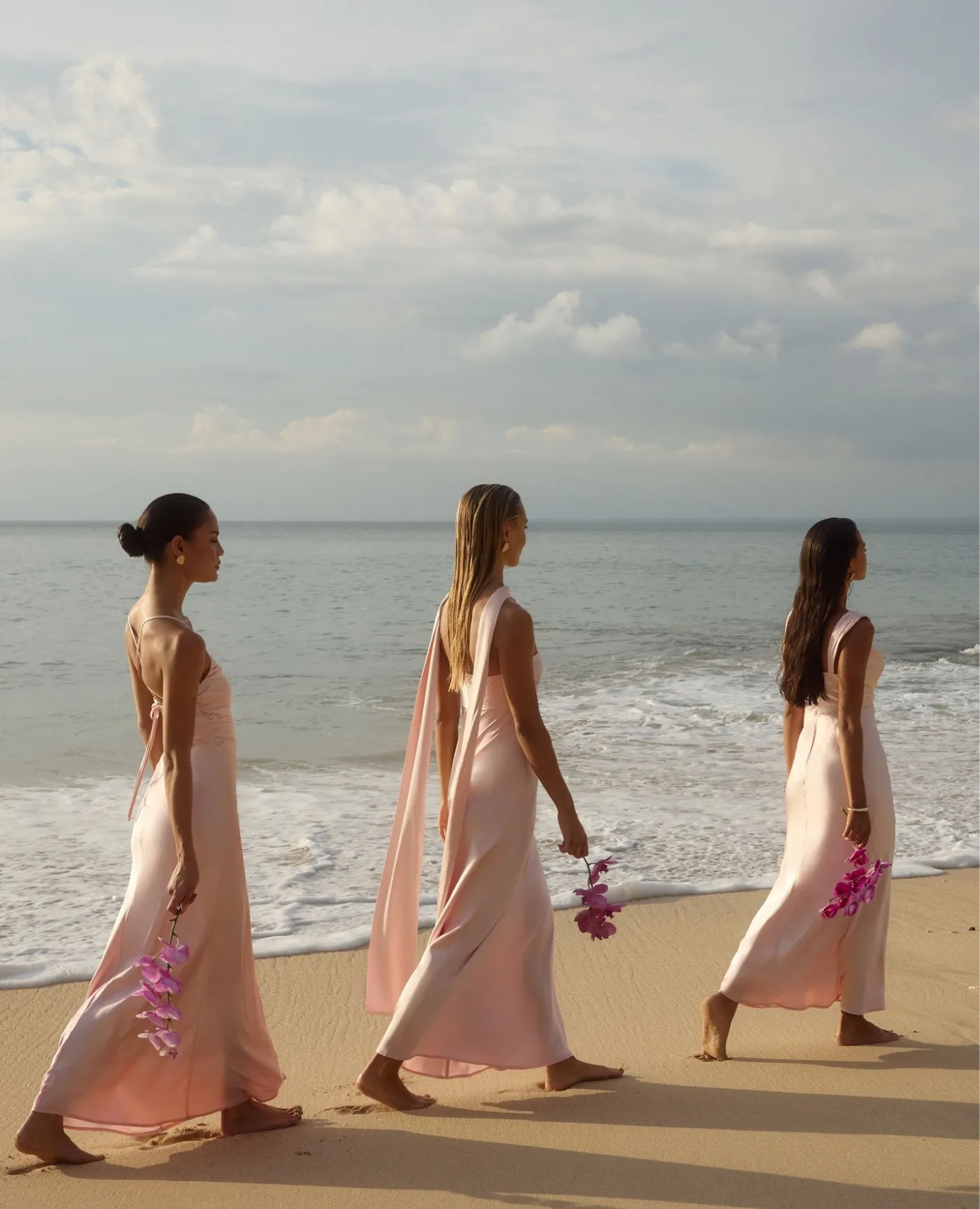 Women in bridesmaid dresses